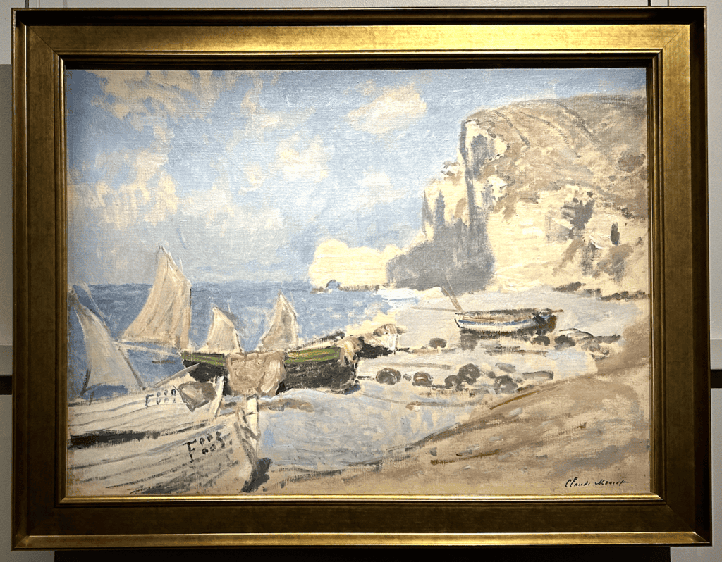 Monet enjoyed getting away to Honfleur and painting the cliffs of Eretat, you can read about his life in the book, "Claude & Camille" by Stephanie Cowell.